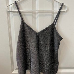 Sparkly dark silver cami from Urban Outfitters